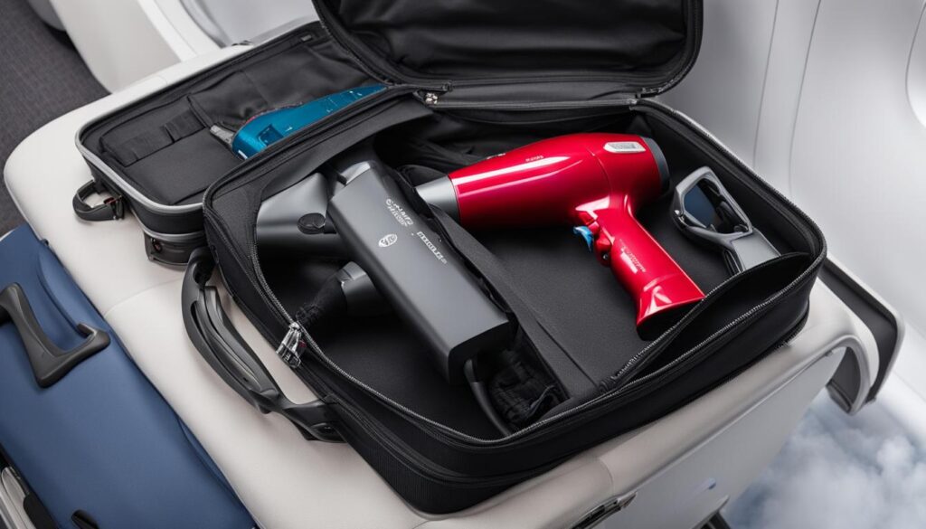 Can You Bring A Blow Dryer On A Plane Flying Rate